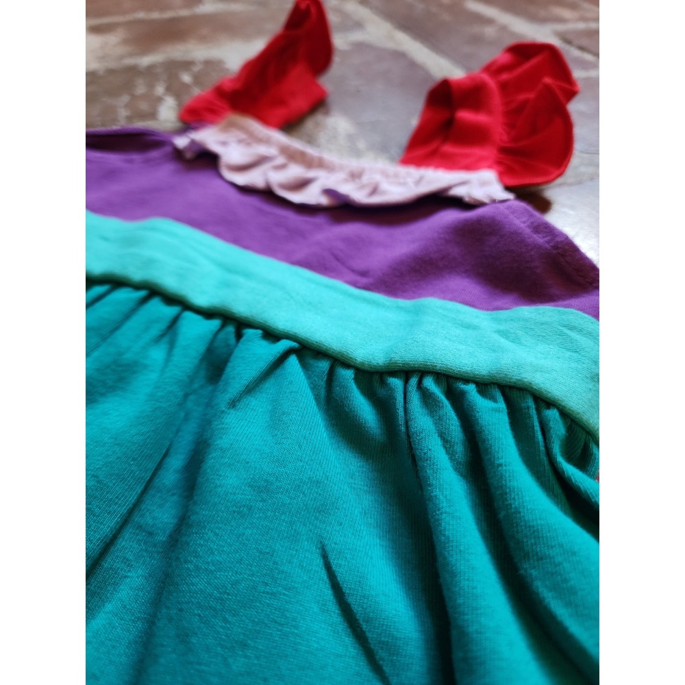Blended Baby Toddler Girls Ariel Inspired Dress - 18M Purple Green Red